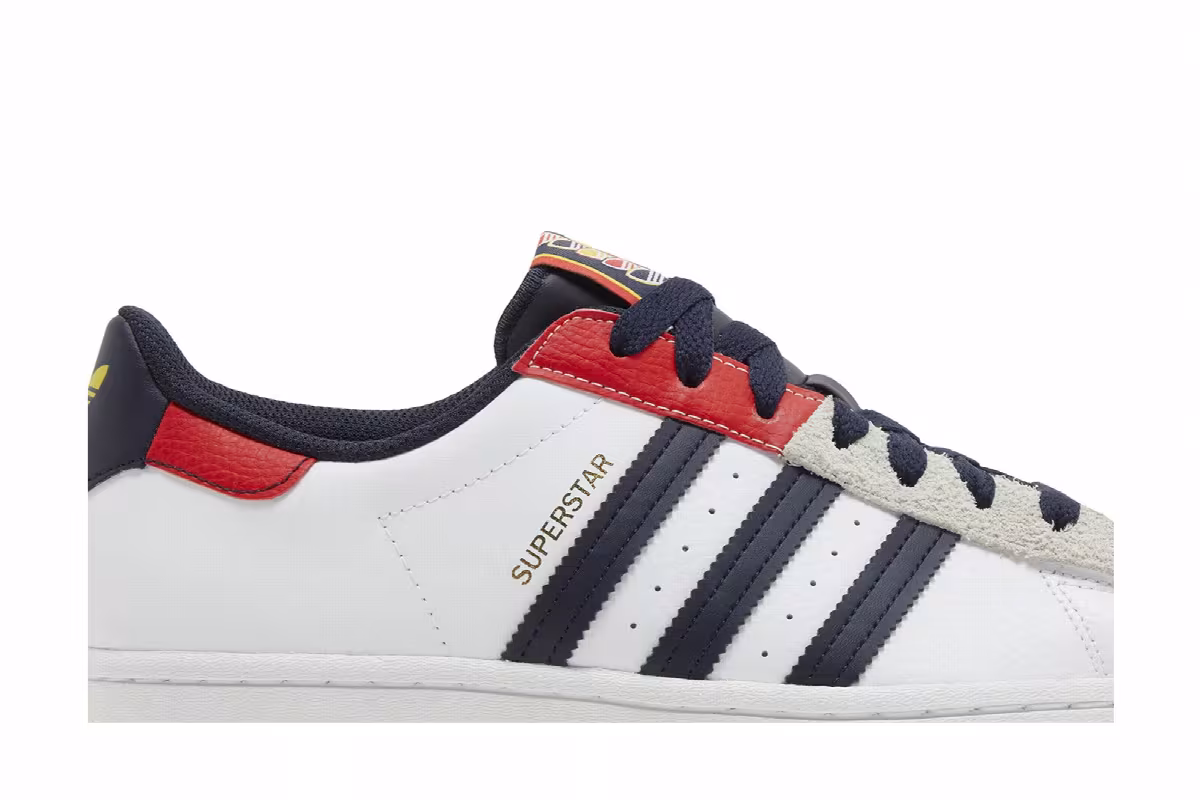 adidas Superstar Legend Ink Red, view 3