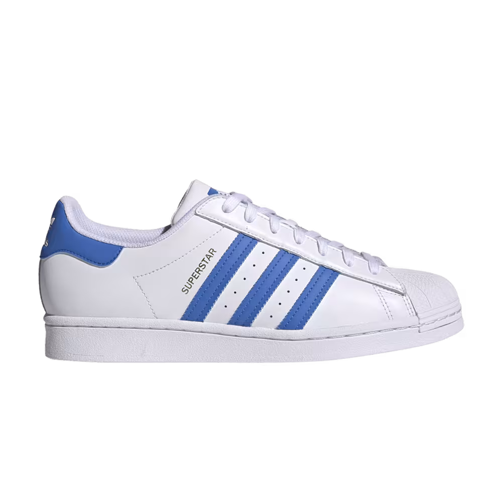 Adidas Superstar White True Blue