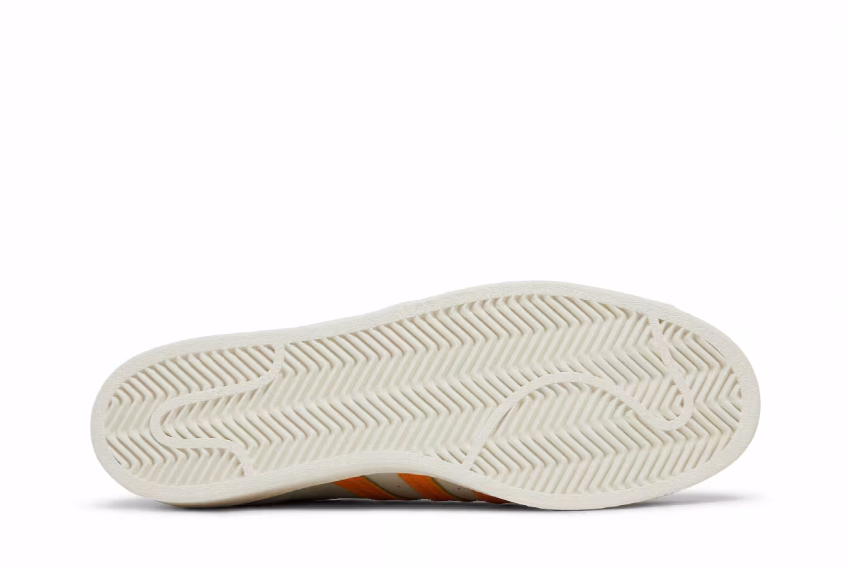 Adidas Superstar Off White Collegiate Gold, view 5