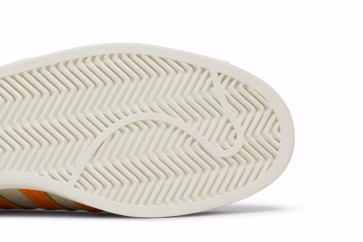 Adidas Superstar Off White Collegiate Gold, view 6