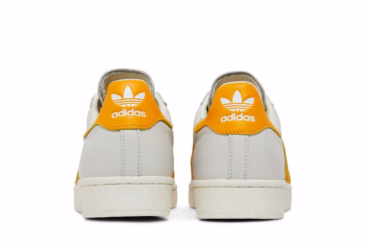 Adidas Superstar Off White Collegiate Gold, view 7