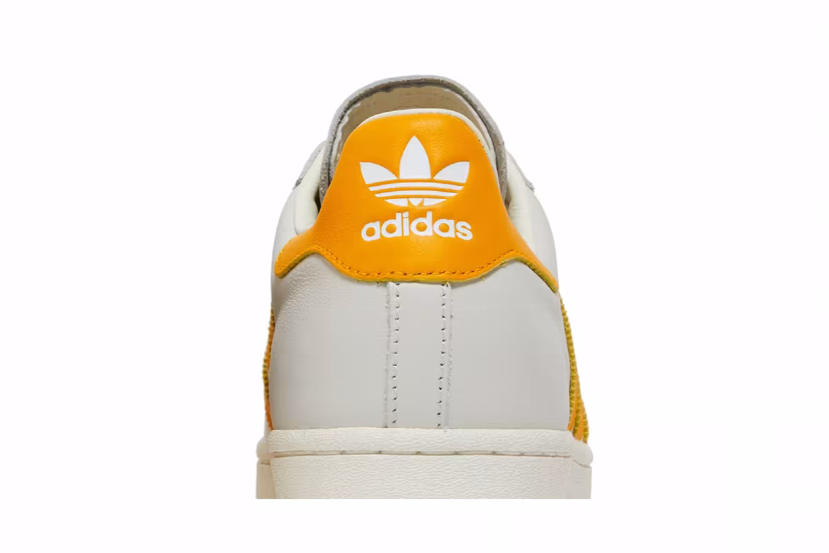 Adidas Superstar Off White Collegiate Gold, view 8