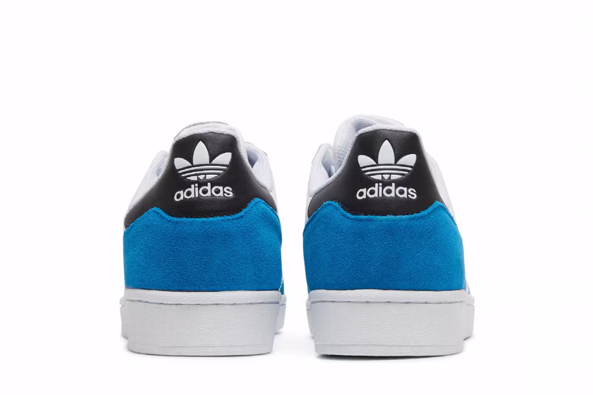 Adidas Superstar Bright Blue White, view 7