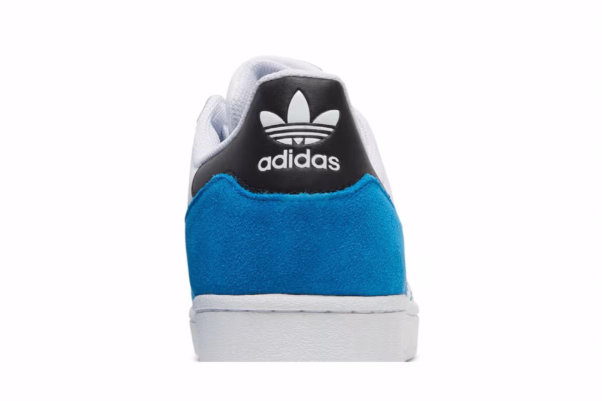 Adidas Superstar Bright Blue White, view 8