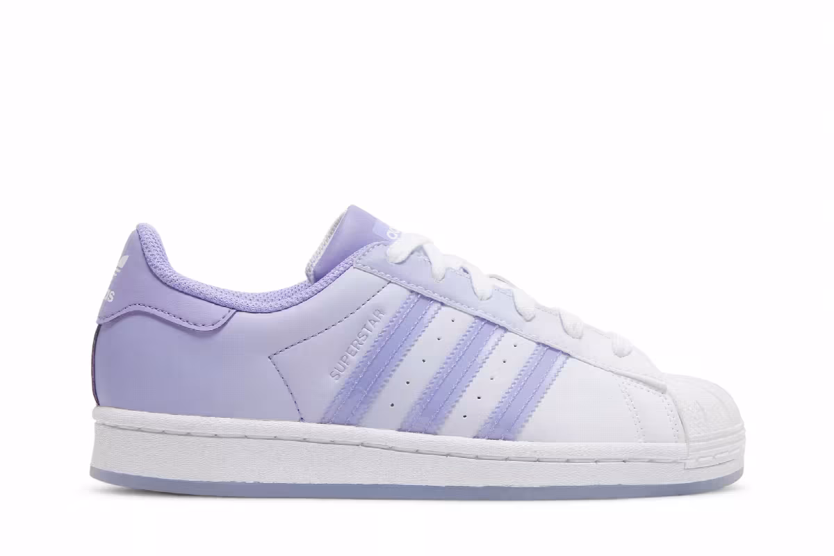 Adidas Women's Superstar Gradient Purple, view 2
