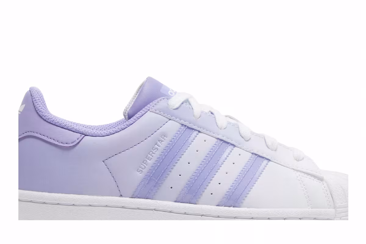 Adidas Women's Superstar Gradient Purple, view 3