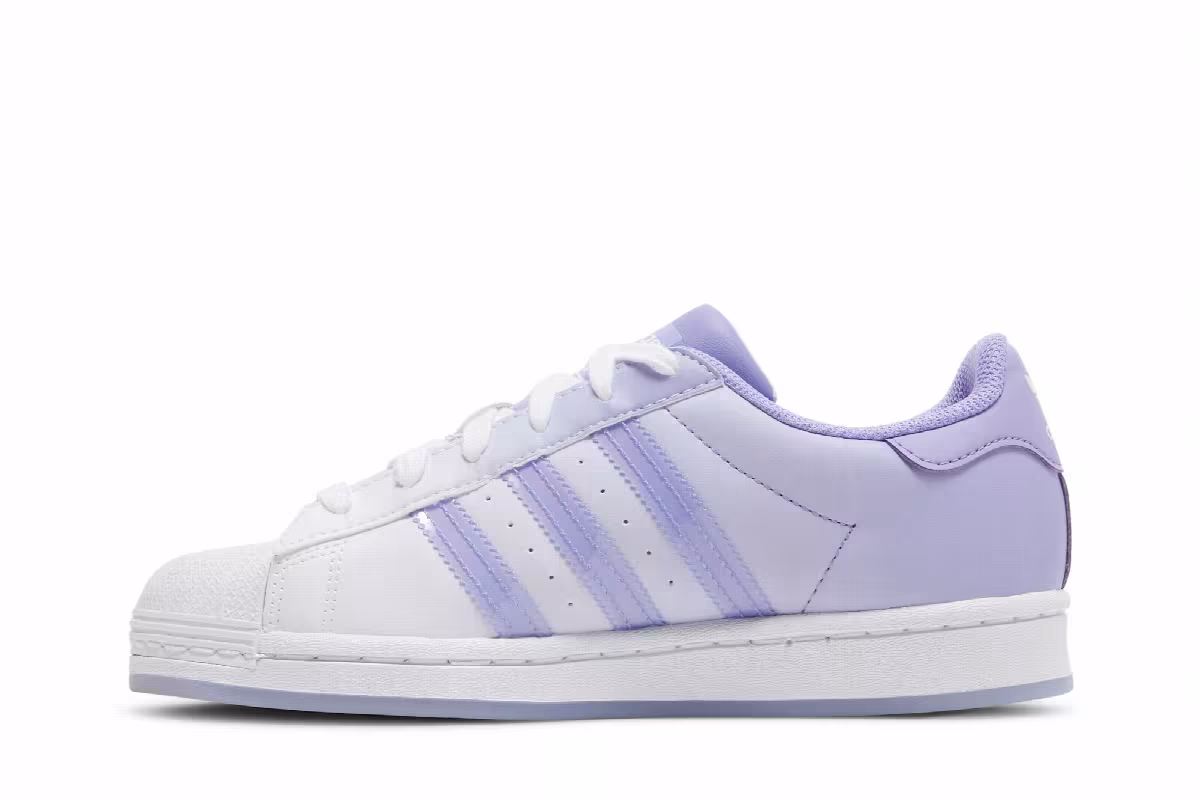 Adidas Women's Superstar Gradient Purple, view 4