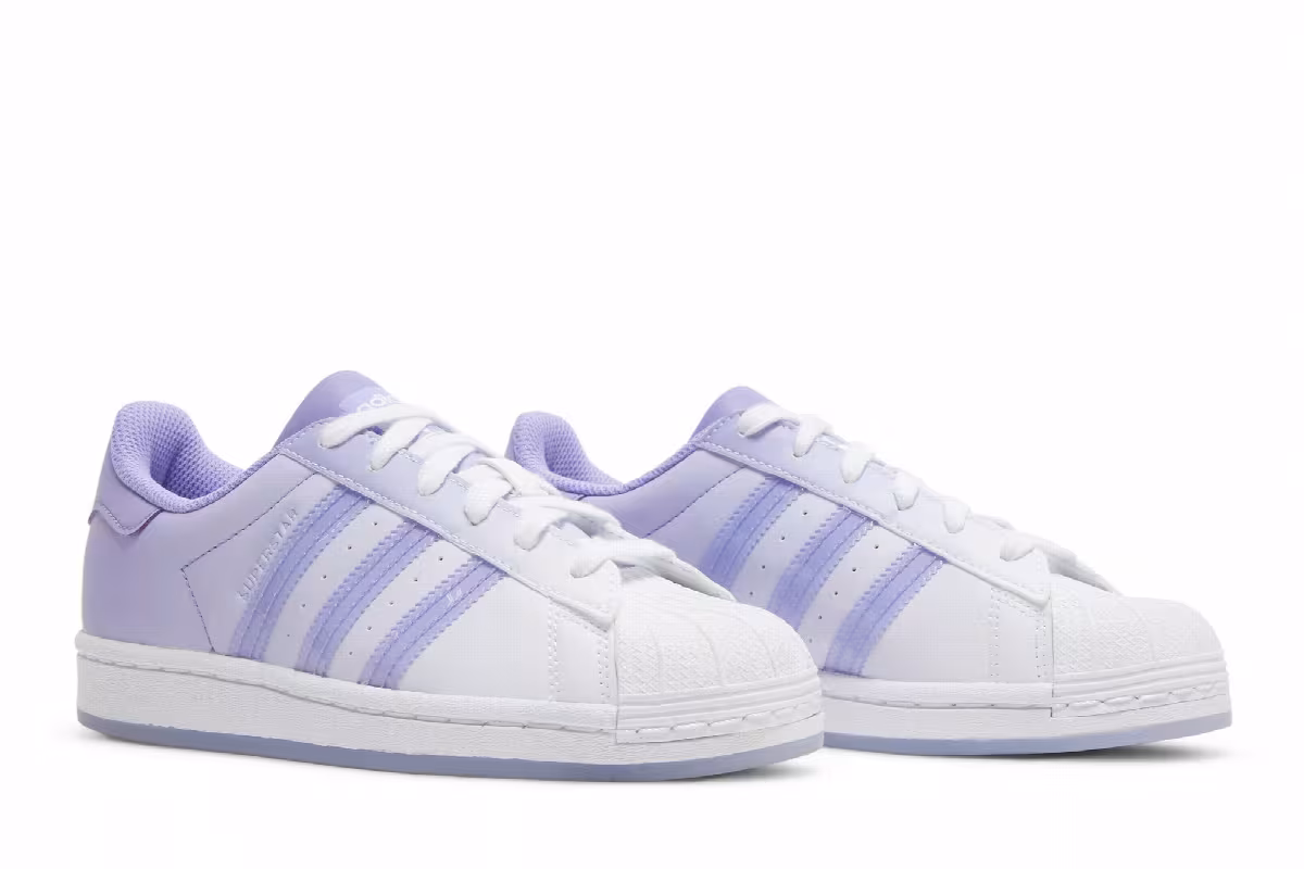 Adidas Women's Superstar Gradient Purple, view 9