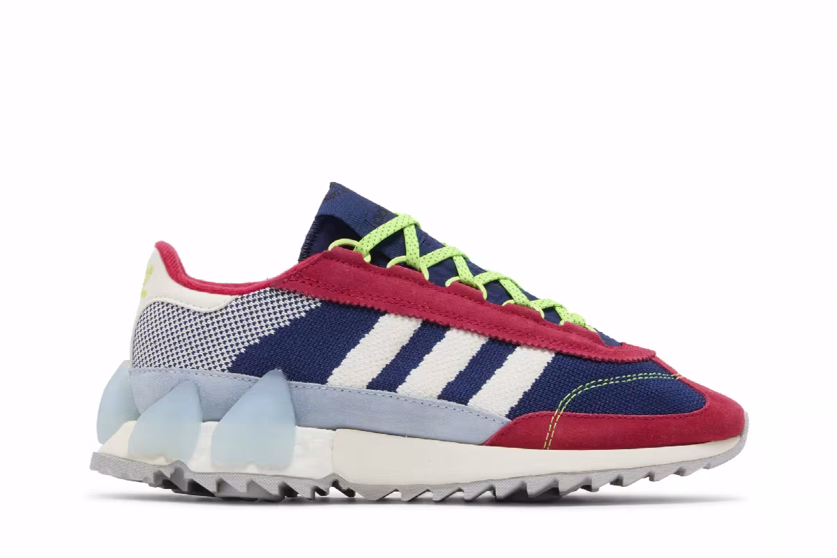 Angel Chen x adidas Women's Superstar 80s Dark Blue Red, view 2