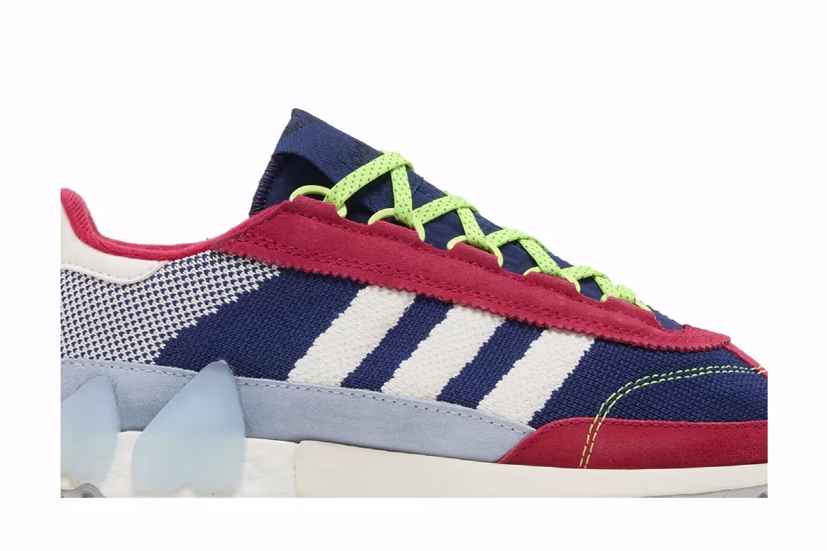 Angel Chen x adidas Women's Superstar 80s Dark Blue Red, view 3