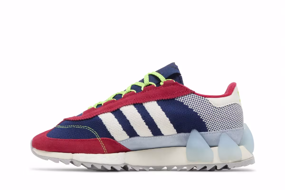 Angel Chen x adidas Women's Superstar 80s Dark Blue Red, view 4