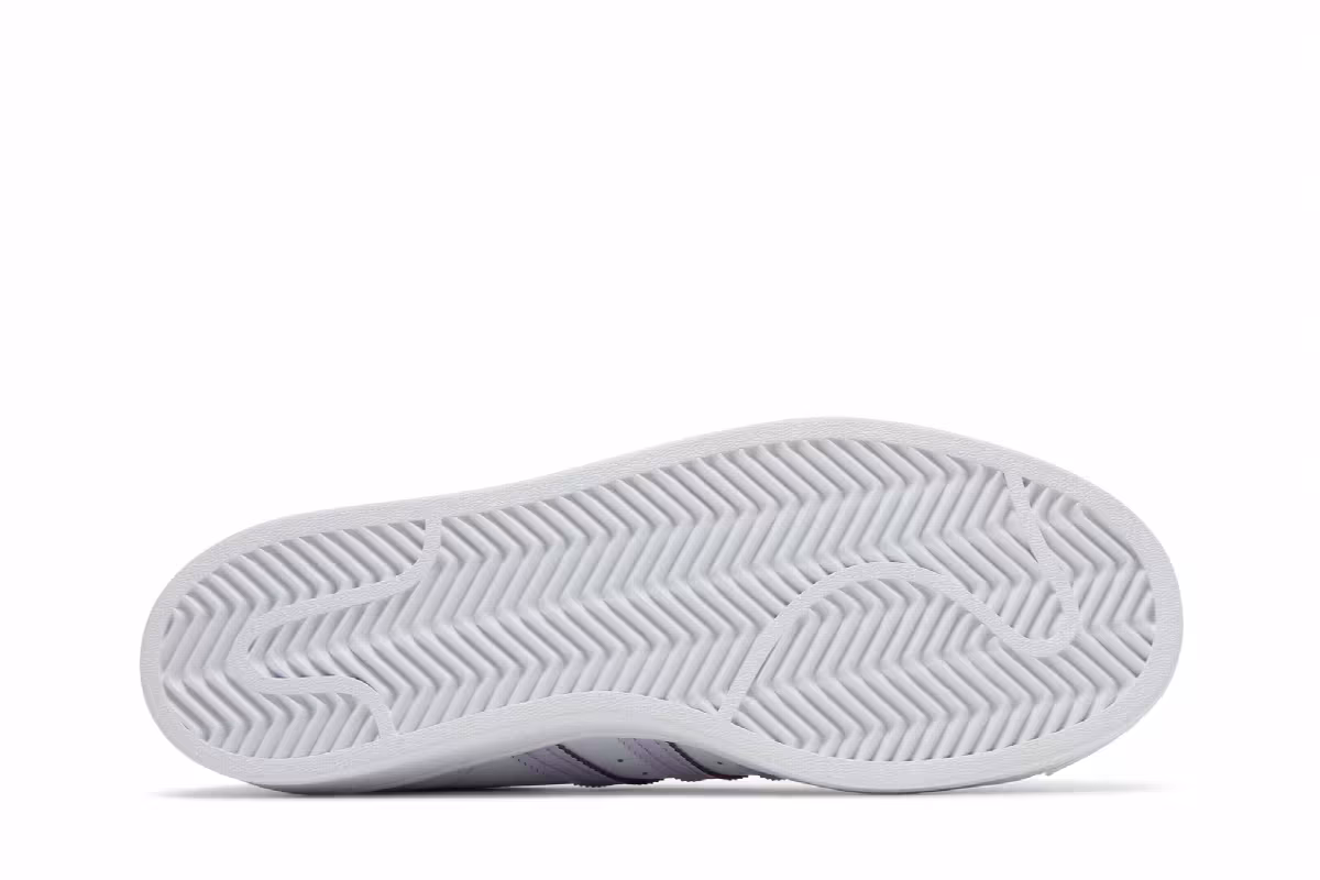 Adidas Women's Superstar White Purple Tint, view 5