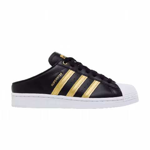 Adidas Wmns Superstar Mule 'Black Gold Metallic'