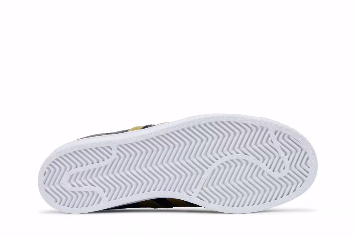 Adidas Women's Superstar Mule Black Gold Metallic, view 5