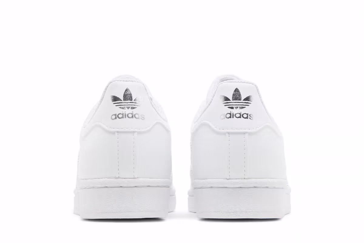 Adidas Superstar J White Sparkle, view 7