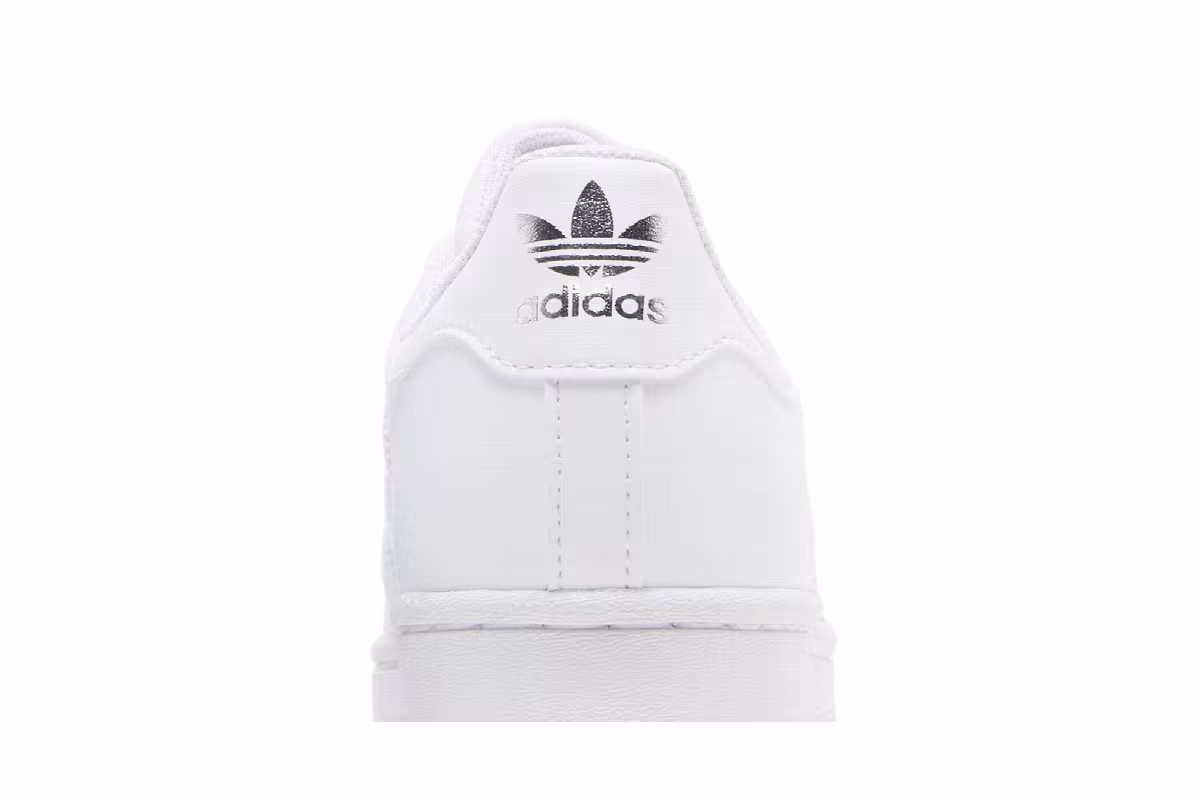 Adidas Superstar J White Sparkle, view 8