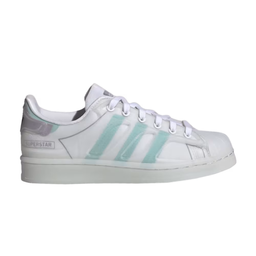 Adidas Superstar Futureshell J White Acid Mint