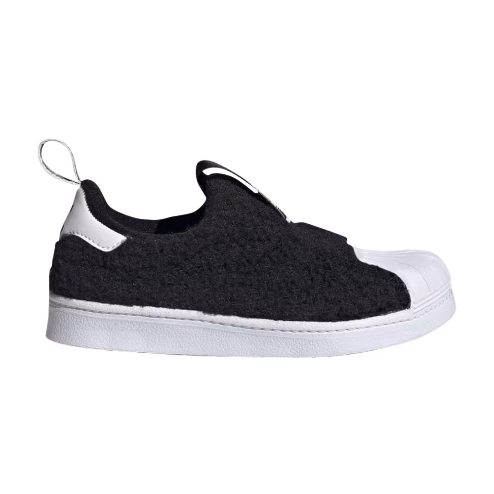 adidas Superstar 360 J Black Teddy Bear Fur