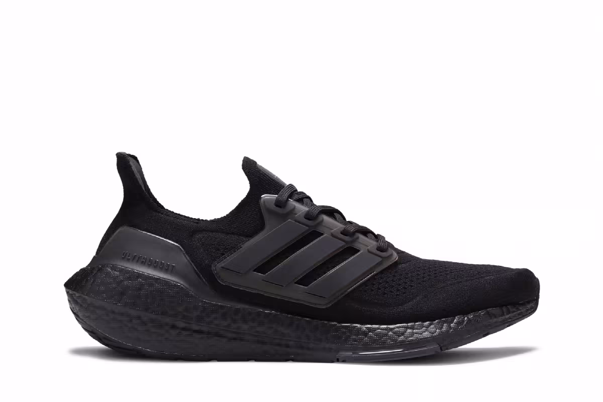 adidas UltraBoost 21 Triple Black, view 2