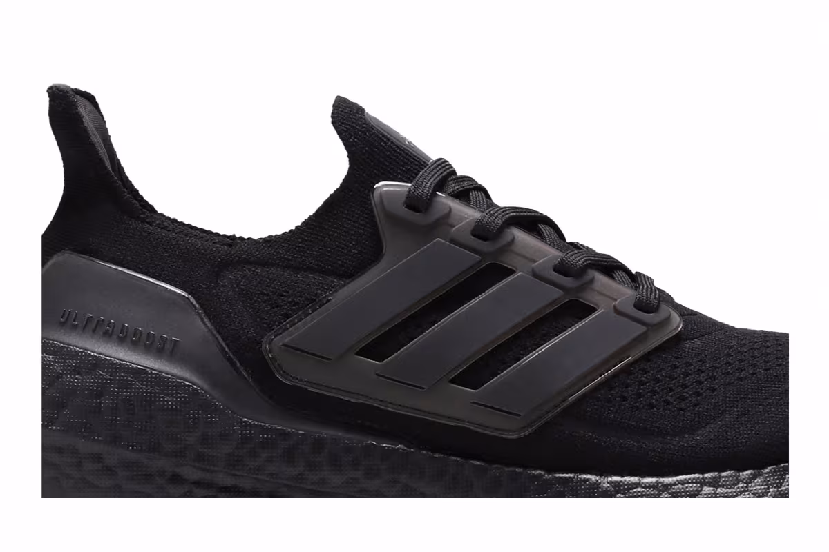 adidas UltraBoost 21 Triple Black, view 3
