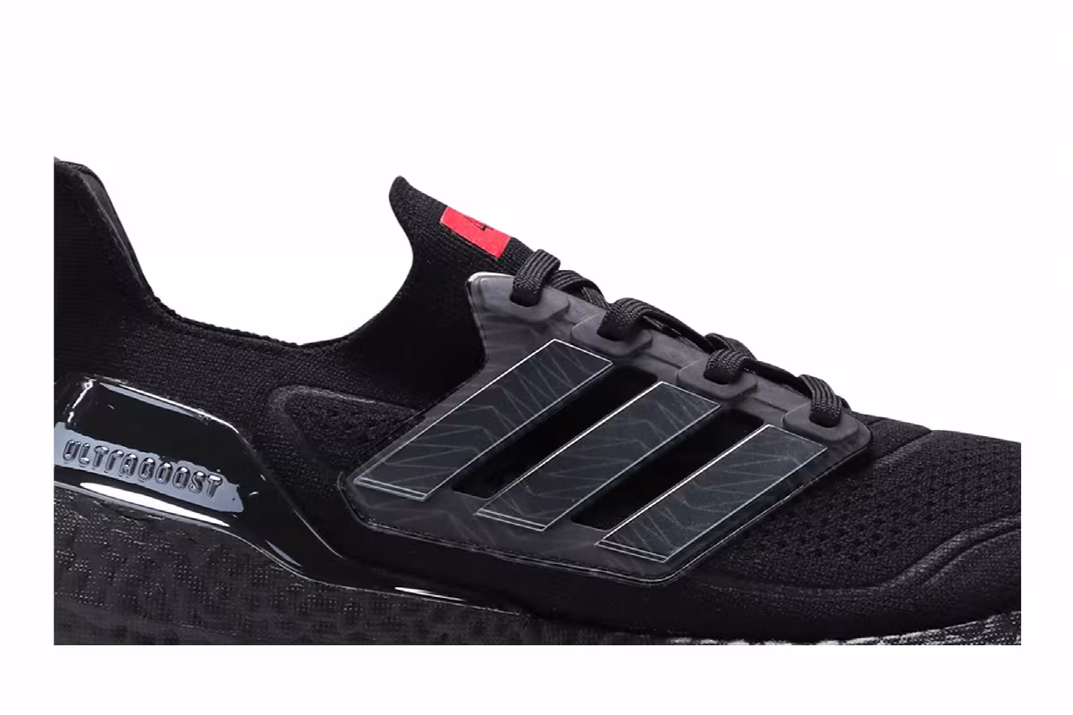 424 x Arsenal FC x adidas UltraBoost 21 Black Scarlet, view 3