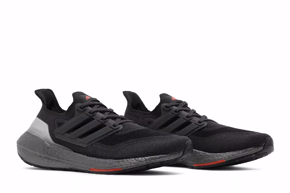 adidas UltraBoost 21 Carbon Solar Red, view 9