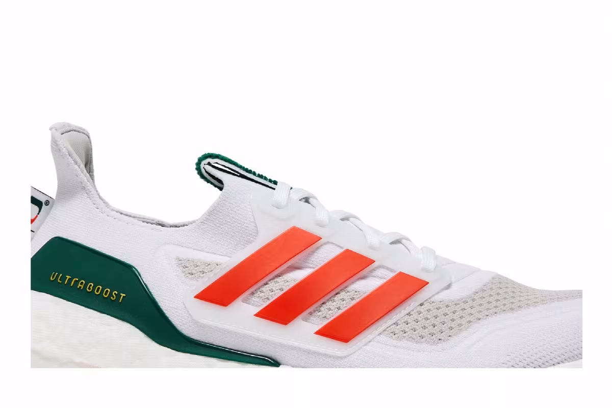 Adidas UltraBoost 21 NCAA Pack - Miami, view 3