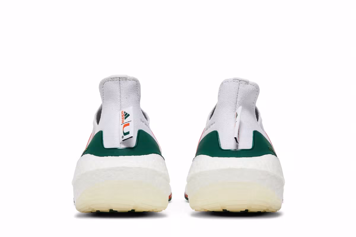 Adidas UltraBoost 21 NCAA Pack - Miami, view 7