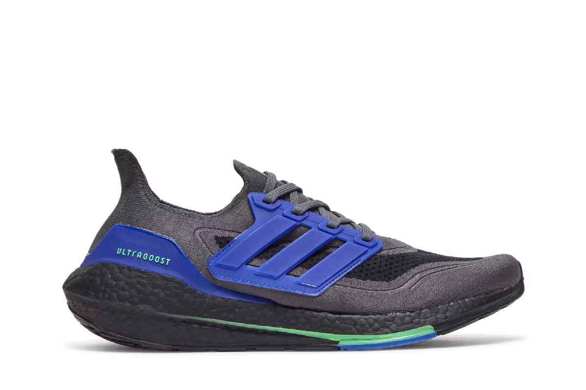adidas UltraBoost 21 Grey Sonic Ink, view 2