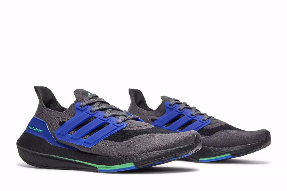 adidas UltraBoost 21 Grey Sonic Ink, view 9