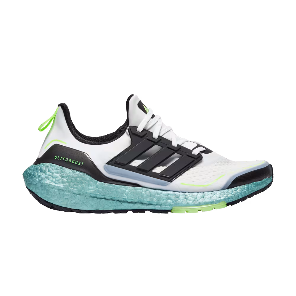 Adidas UltraBoost 21 Cold.Rdy White Signal Green