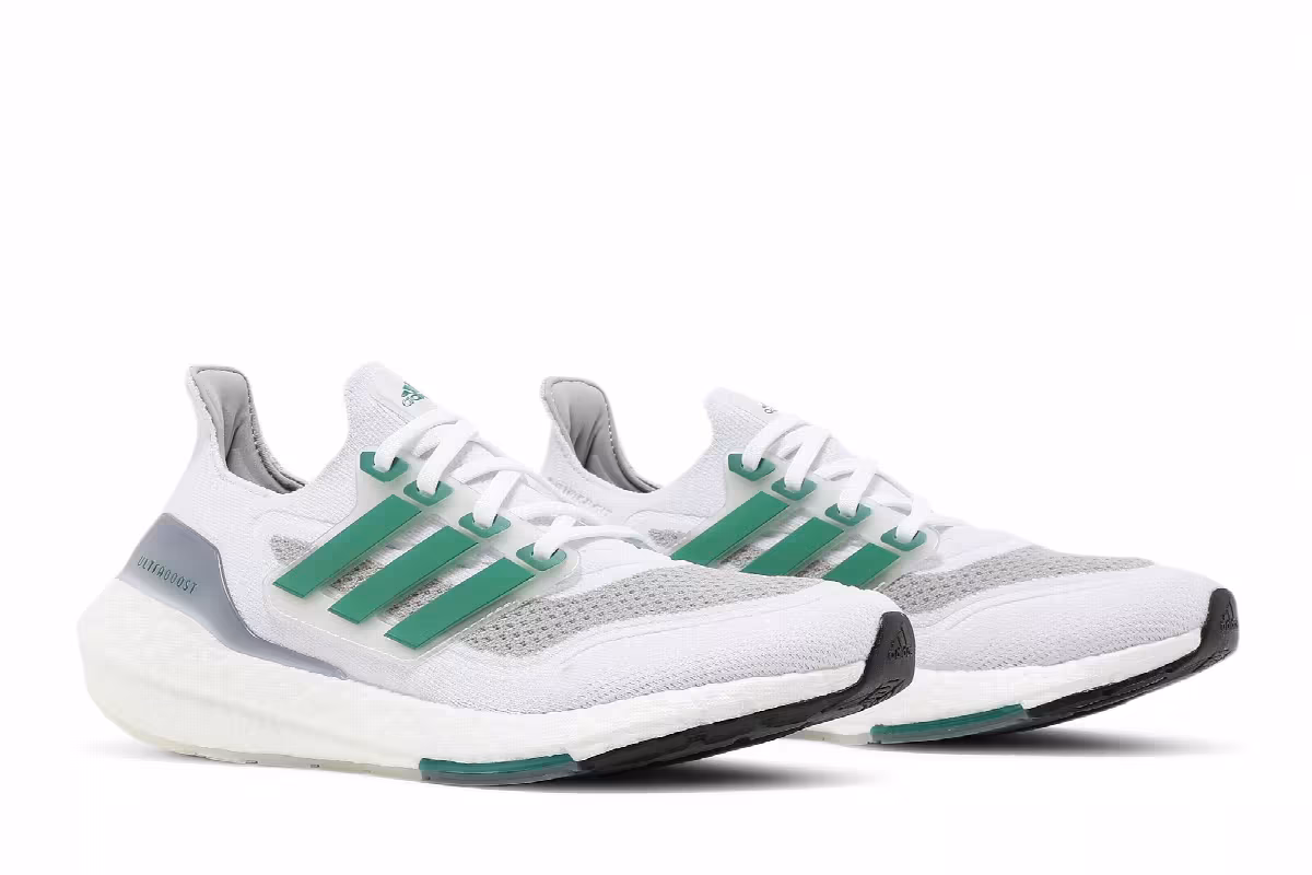 Adidas UltraBoost 21 White Sub Green, view 9