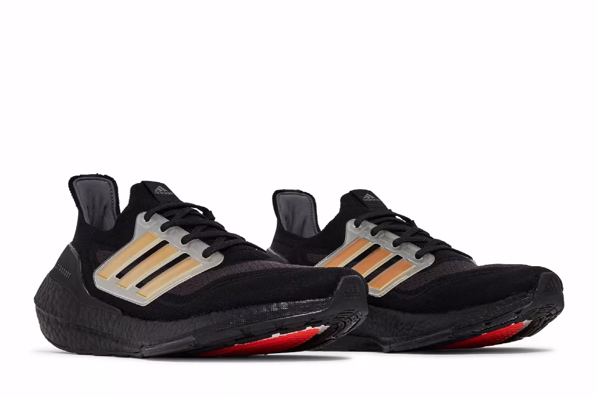 adidas UltraBoost 21 Black Iridescent, view 9