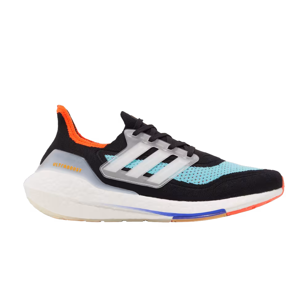 Adidas UltraBoost 21 Black Pulse Aqua