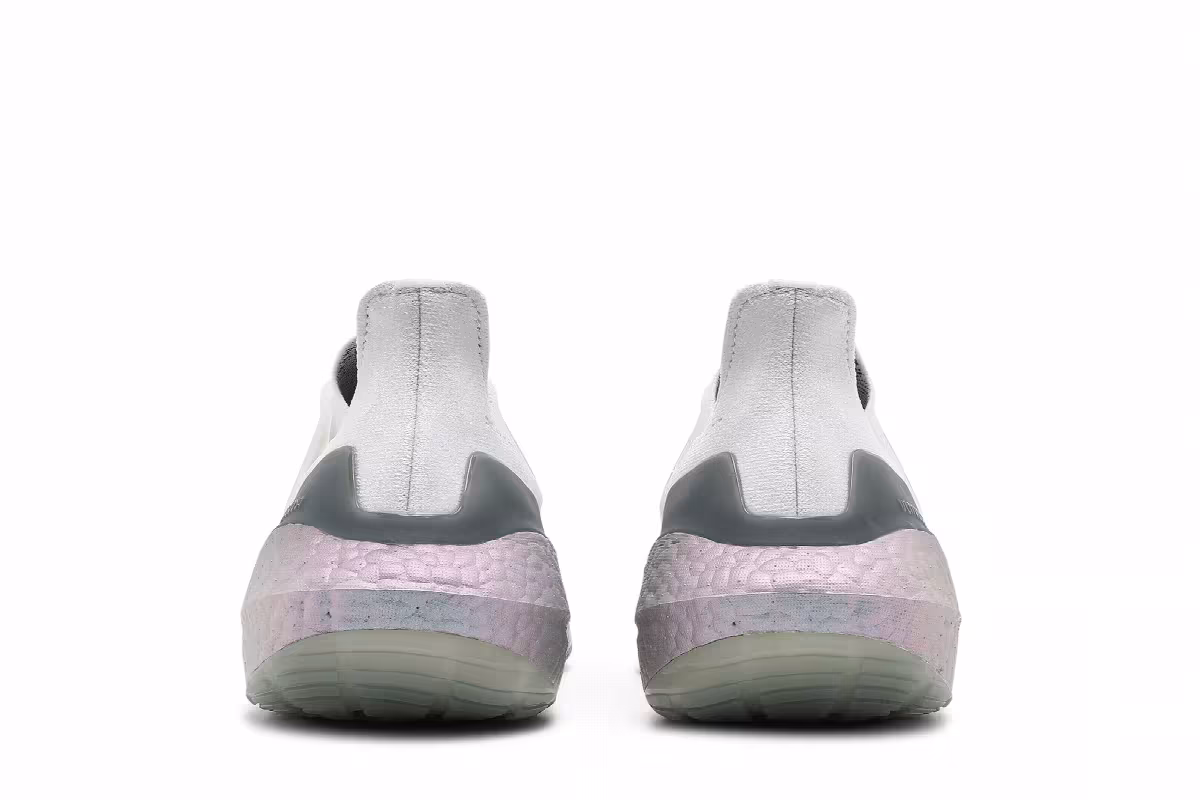 adidas UltraBoost 21 Crystal White Hazy Green, view 7