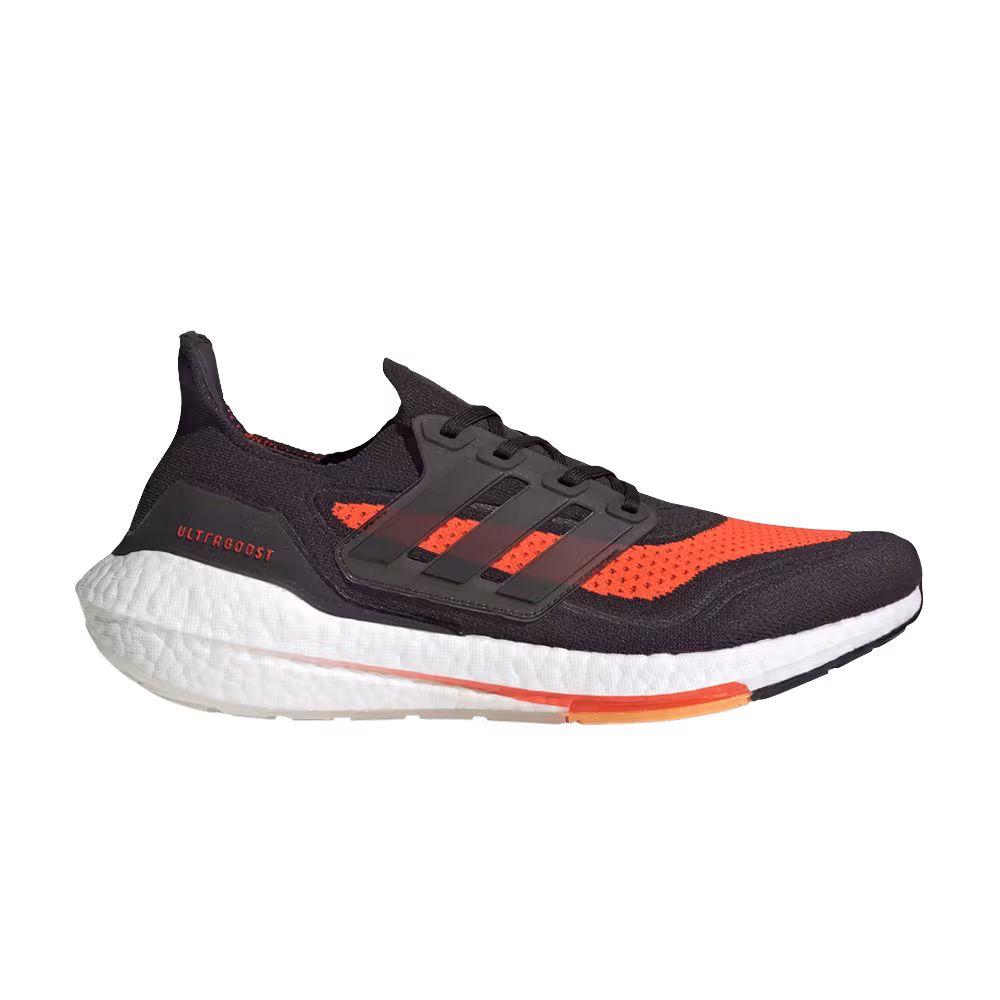 Adidas UltraBoost 21 Carbon Solar Red