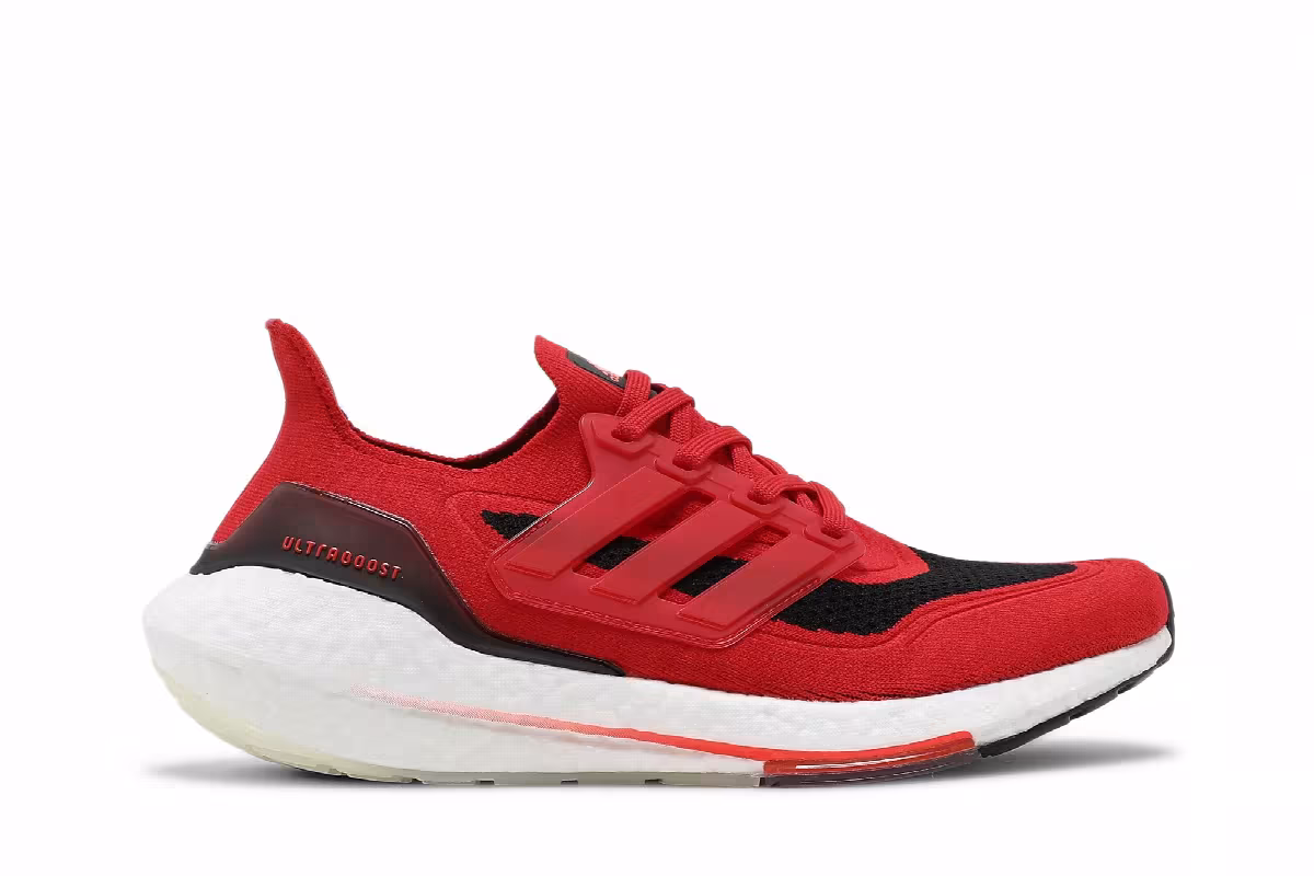 adidas UltraBoost 21 Vivid Red, view 2