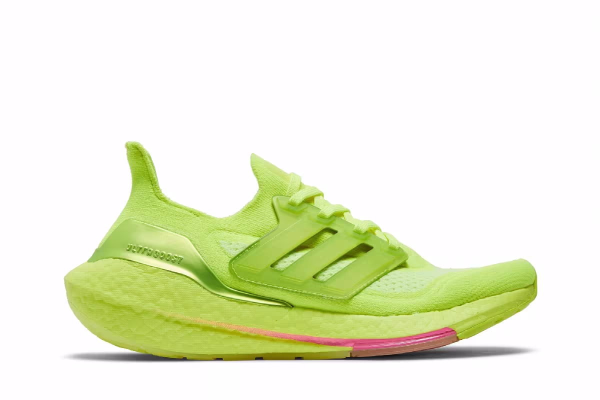 Adidas UltraBoost 21 Solar Yellow, view 2