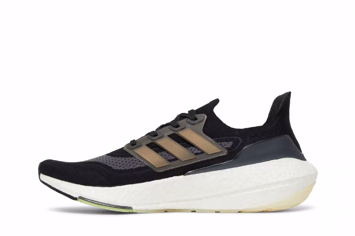 Adidas UltraBoost 21 Black Silver Metallic, view 4