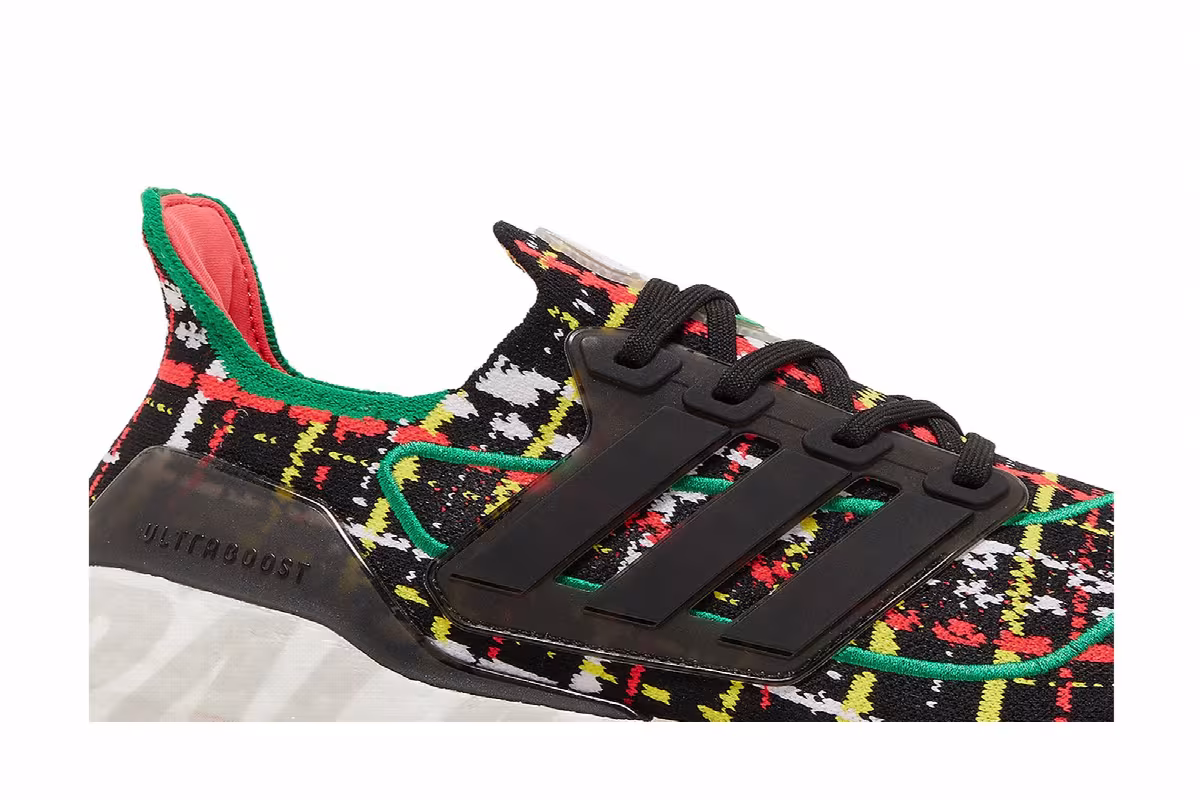 Palace x adidas UltraBoost 21 Black Multicolor, view 3