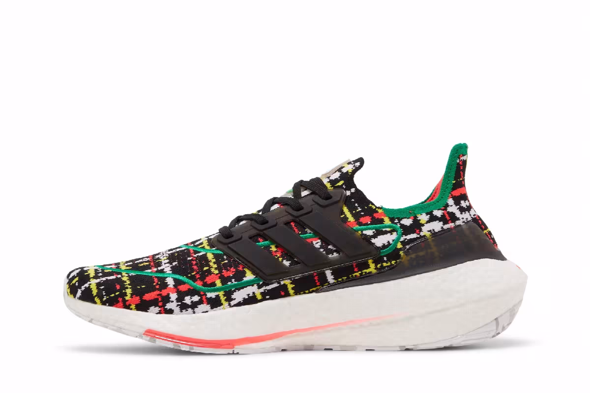 Palace x adidas UltraBoost 21 Black Multicolor, view 4