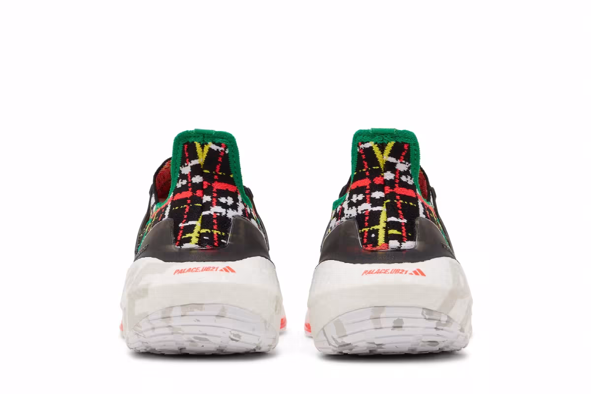 Palace x adidas UltraBoost 21 Black Multicolor, view 7