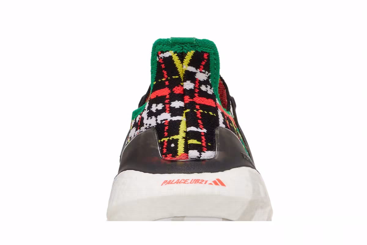 Palace x adidas UltraBoost 21 Black Multicolor, view 8