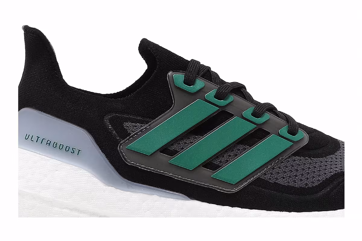 Adidas UltraBoost 21 Black Sub Green, view 3