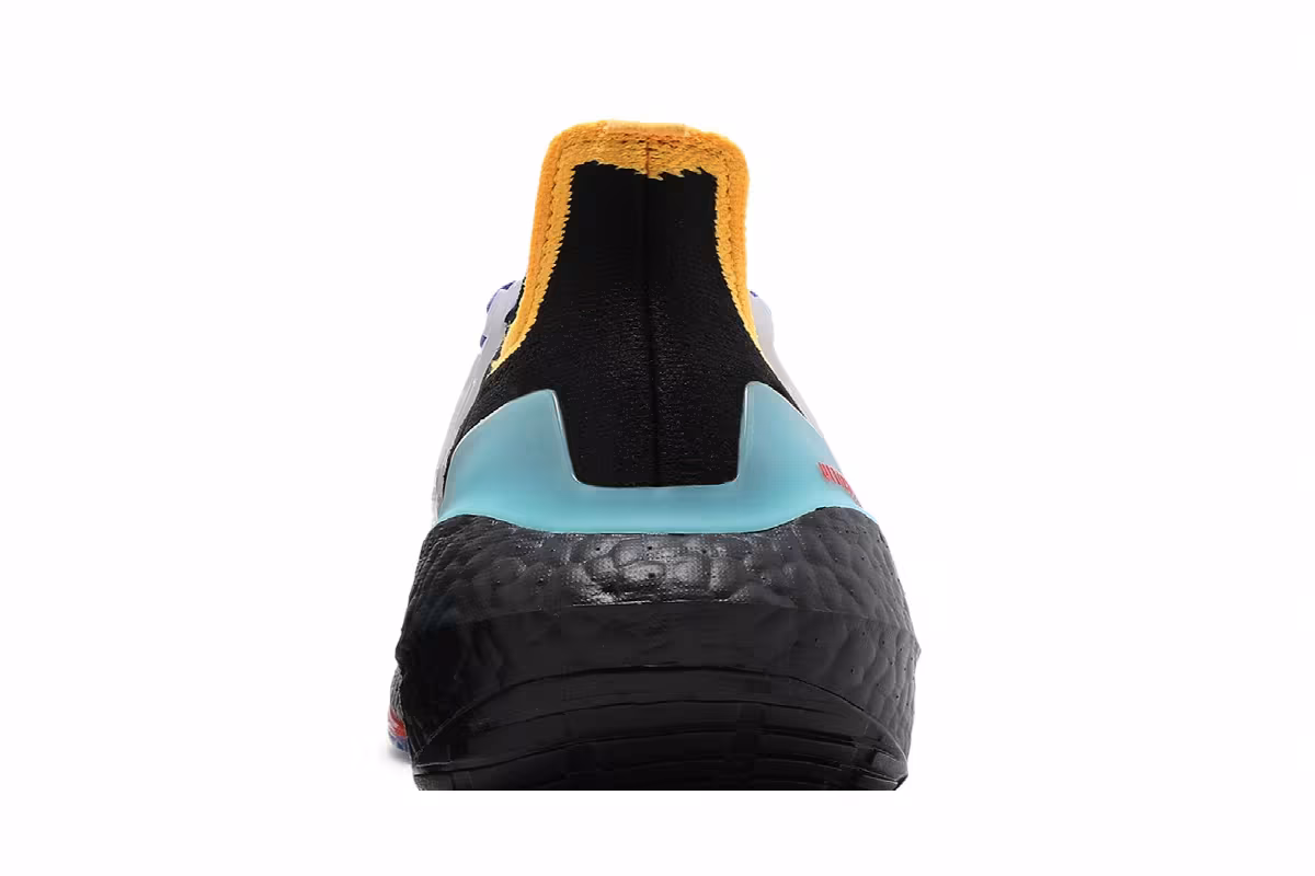 adidas UltraBoost 21 Black Pulse Aqua, view 8