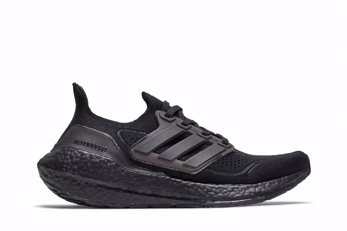 adidas Women's UltraBoost 21 Triple Black, view 2