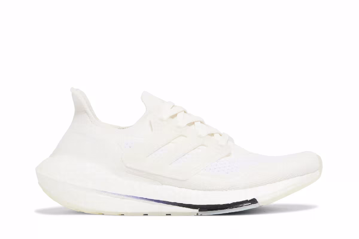 adidas Women's UltraBoost 21 Primeblue Non Dyed White, view 2