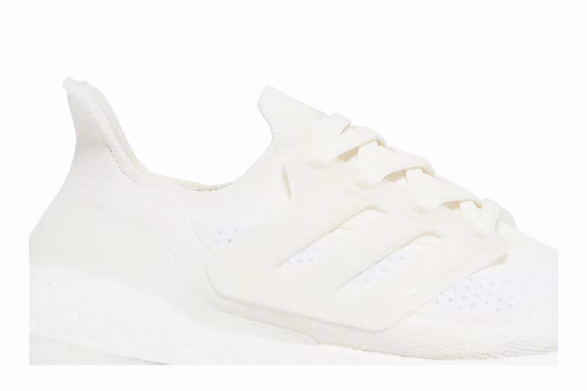 adidas Women's UltraBoost 21 Primeblue Non Dyed White, view 3