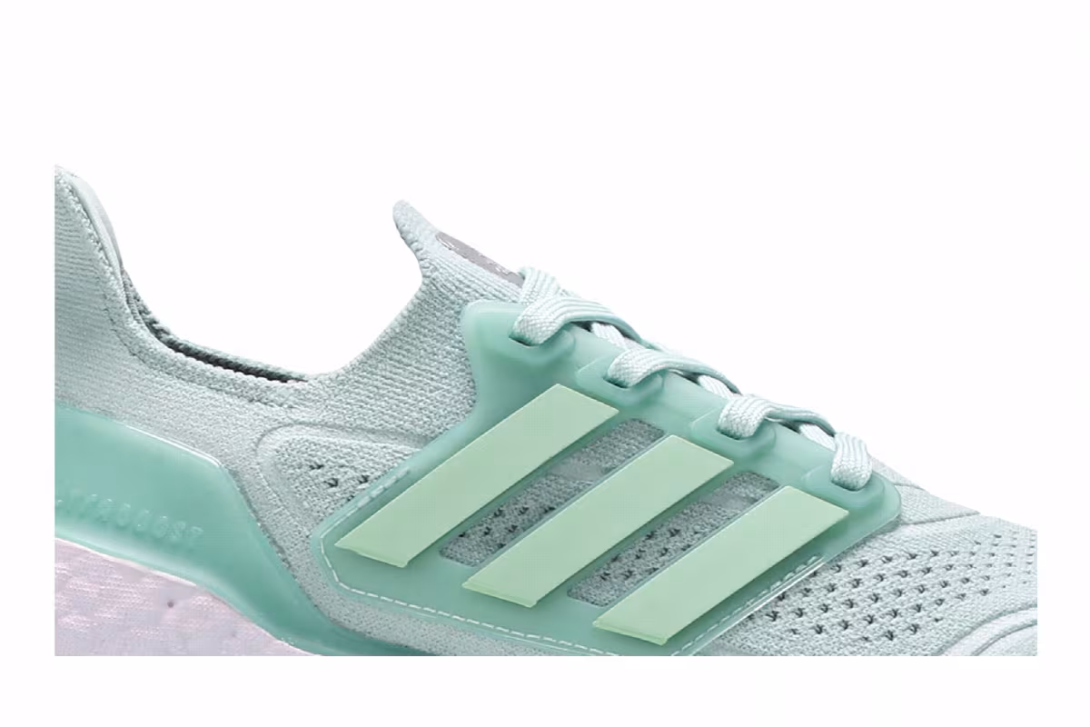 Adidas Women's UltraBoost 21 Hazy Green, view 3