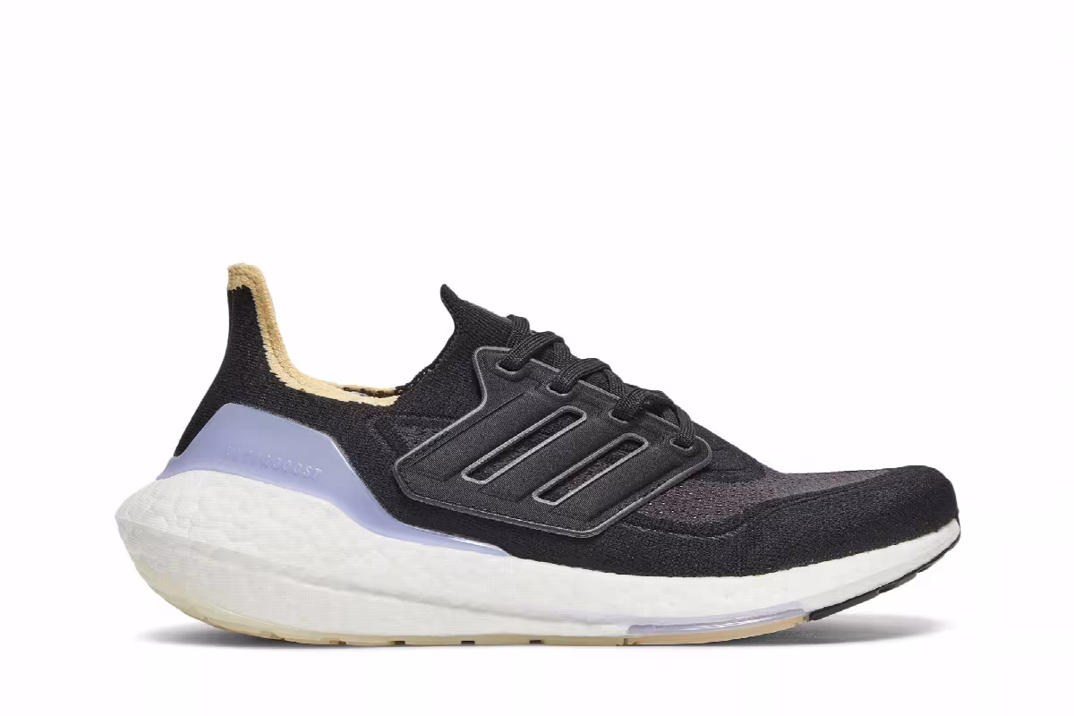 adidas Women's UltraBoost 21 Black Violet Tone, view 2